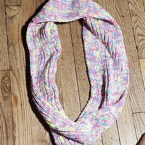 Colorful Knit Infinity Scarf
